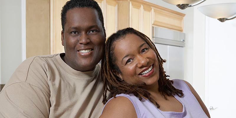 overweight couple