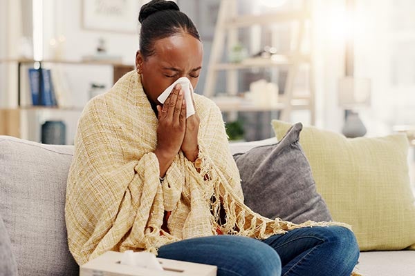 couple with flu